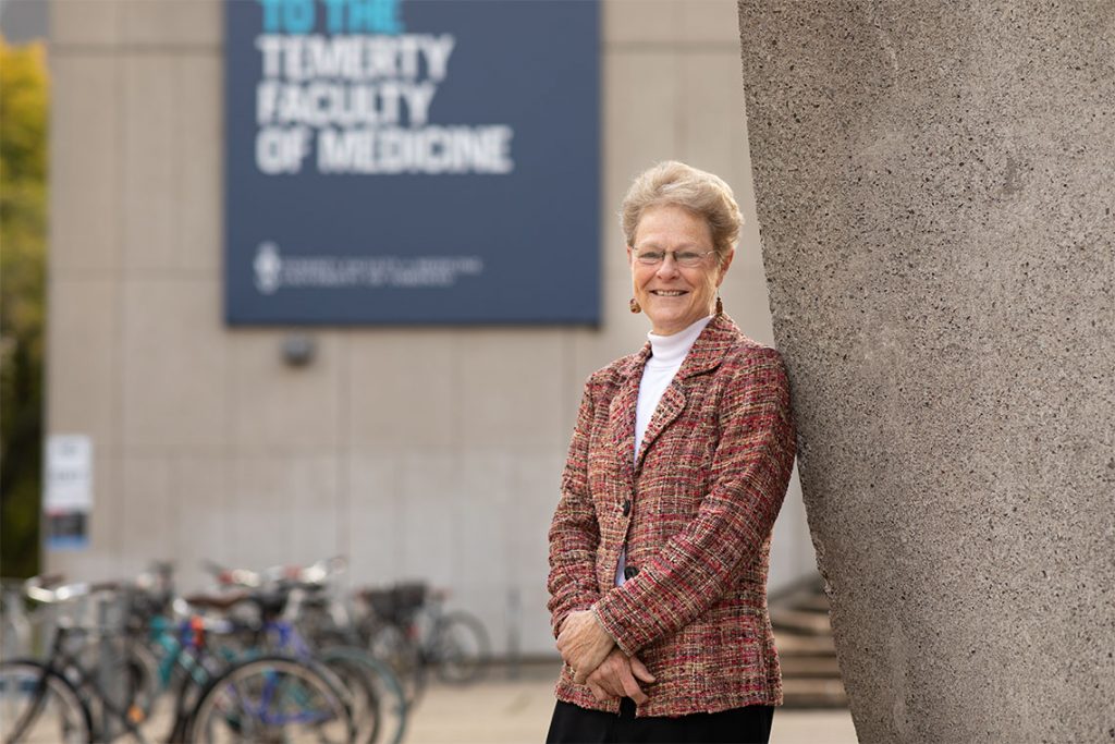 U of T's Patricia Brubaker, who has spent nearly 40 years studying anti-diabetic gut hormones, says the future of diabetes research will be figuring out how to prevent the disease in the first place (photo by Johnny Guatto)